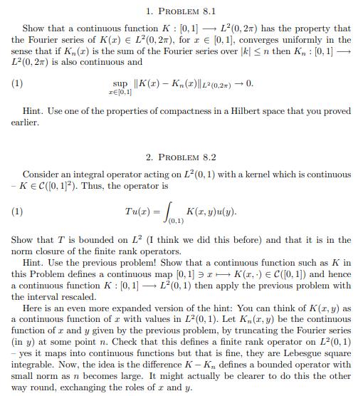 Functional Analysis Assignment Help Functional Analysis Assignment Help