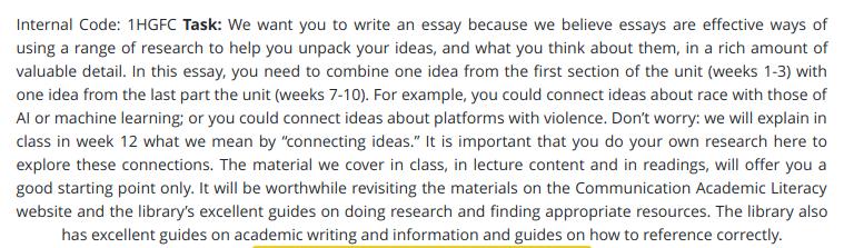 Global Media Assignment Help