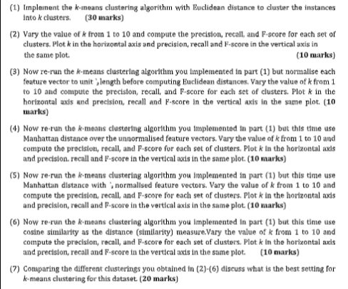K clustering algorithm