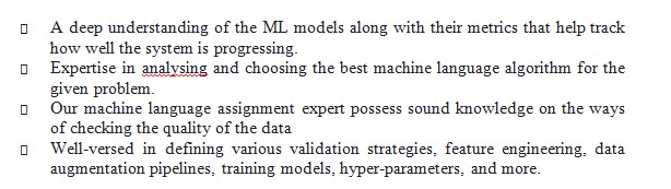 Machine Learning Assignment Expert Queries Machine Learning Assignment Expert Queries