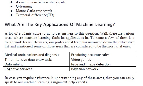 Machine Learning Assignment Expert Machine Learning Assignment Expert