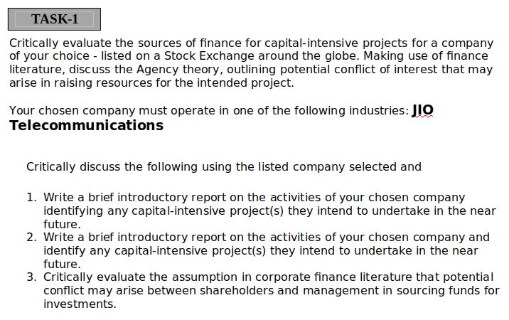 Corporate Finance Assignment Help