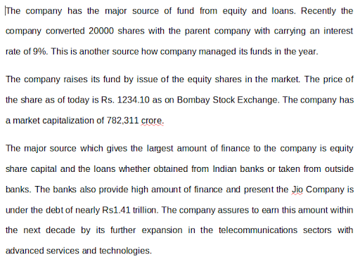 Corporate Finance Assignment