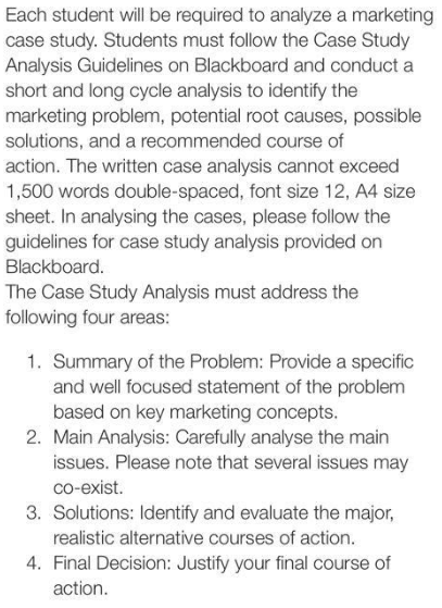 marketing case study smaple marketing case study smaple