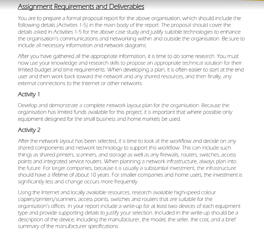 Network Technology and Management Assignment Help