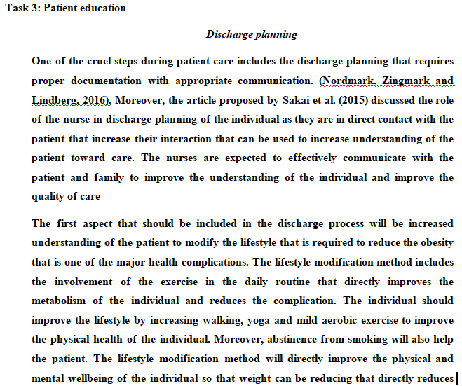 nursing assignment canada sample 4