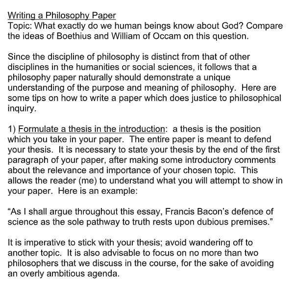 philosophy assignment help