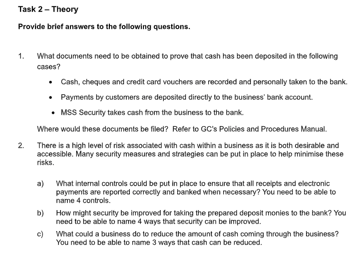 Process of Financial Transactions
