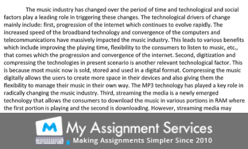 Industry Sector Innovation Assignment Samples