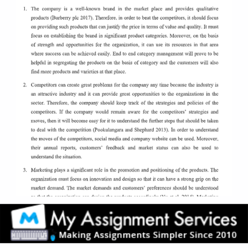 Fashion Business Management Assignment Solution