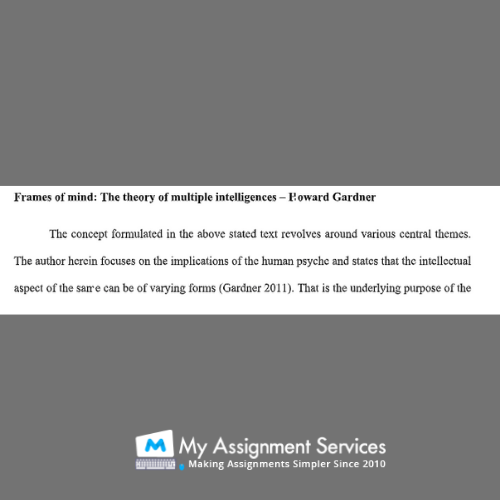 Entrepreneurial Assignment Solution