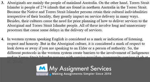 Cultural Safety Assignment Solution