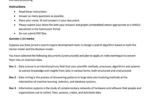 Information Retrieval Assignment Help Services
