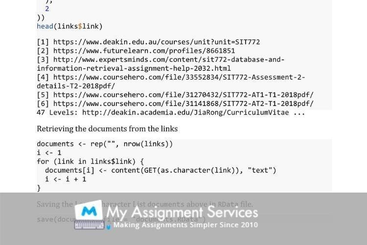 Information Retrieval Assignment Solution