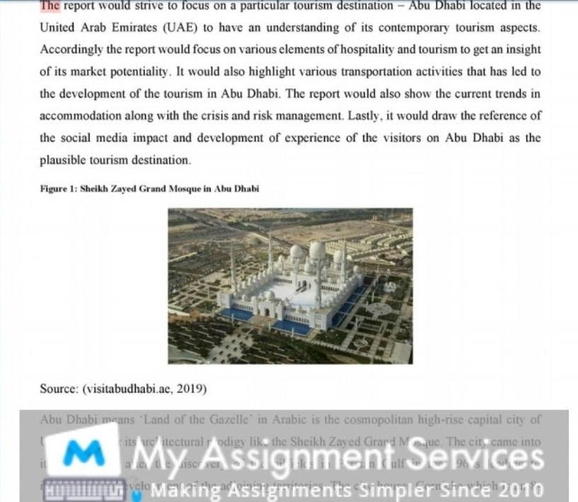 Contemporary Issues in Tourism and Hospitality Assessment Solution