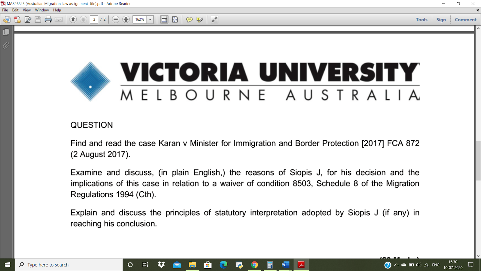 Australian Migration Law Assignment Services