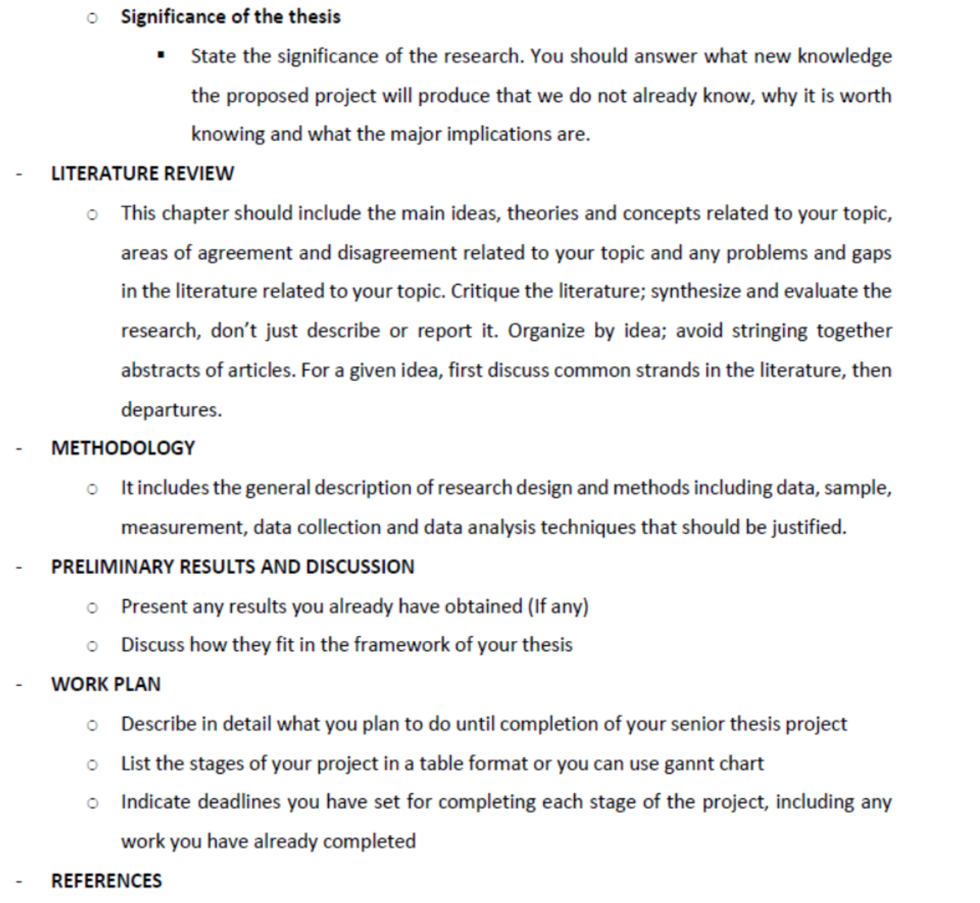 how to write a good thesis