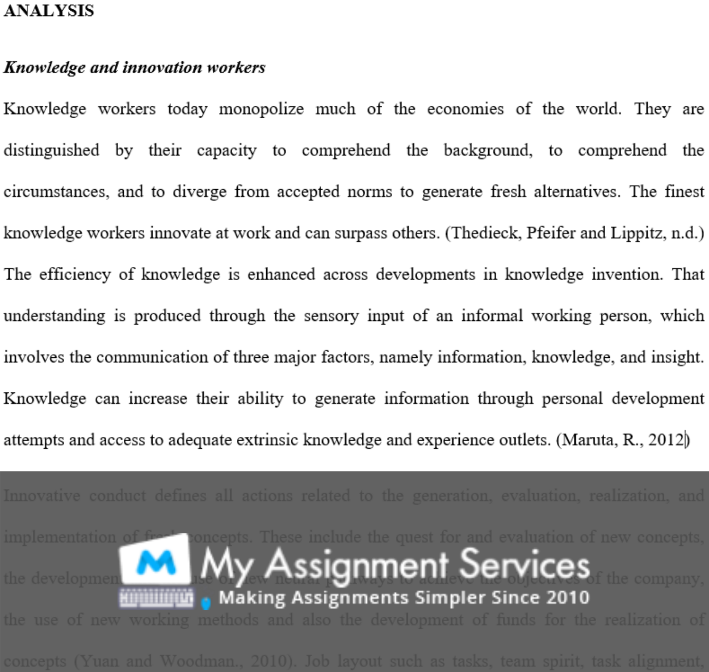 essay samples for USA
