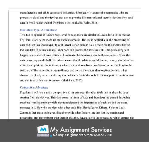 advanced manufacturing assignment sample