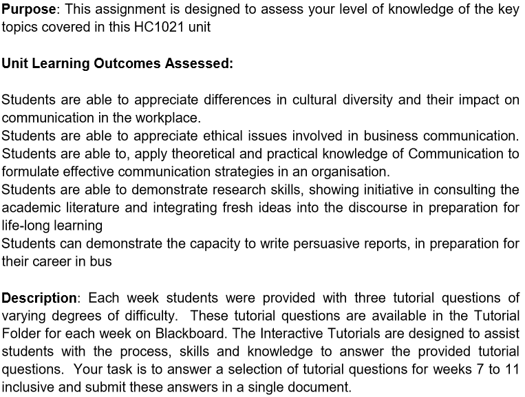 interpersonal communication assessment sample
