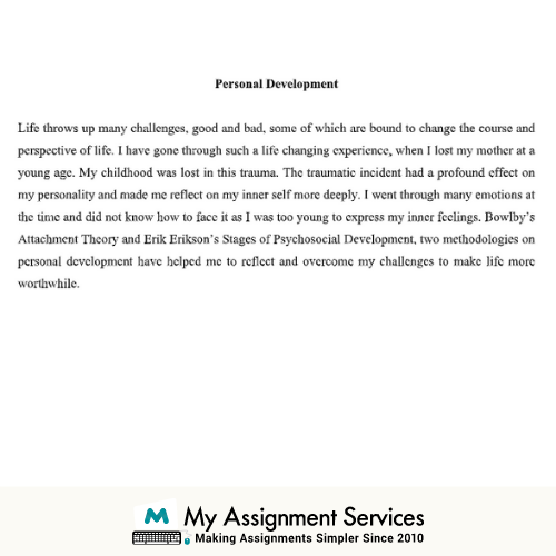 Reflective Essay Example Sample