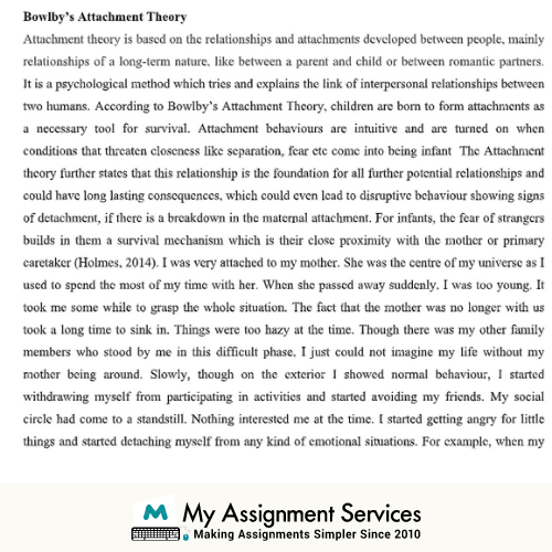 Reflective Essay Example Sample 2