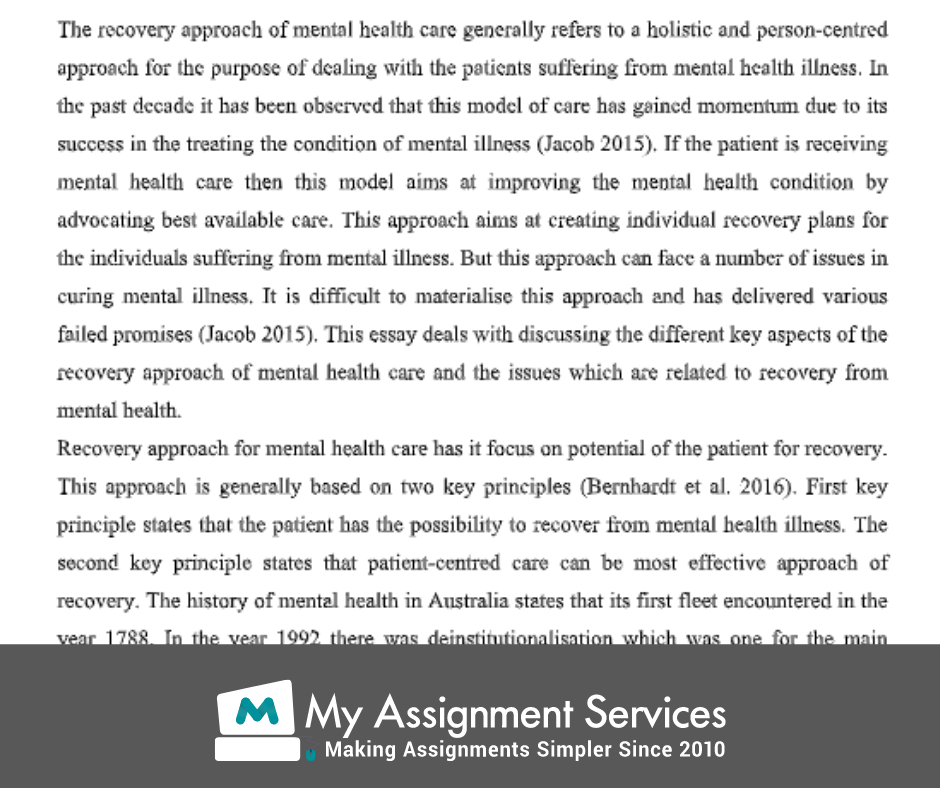 homework assessment solution sample