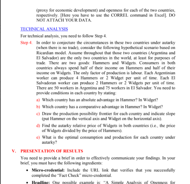 Political Economy Technical Analysis