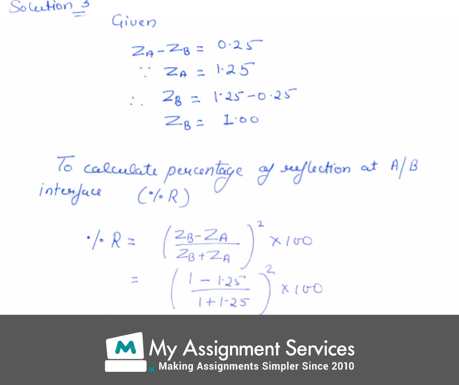 Acoustics Assignment Solution 3