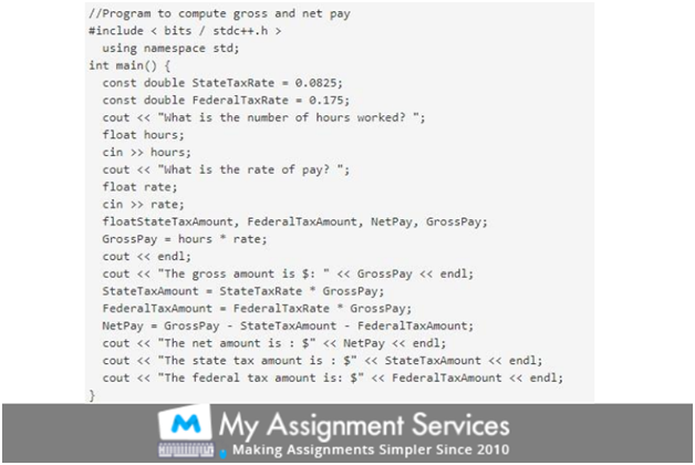 c++ homework samples 2