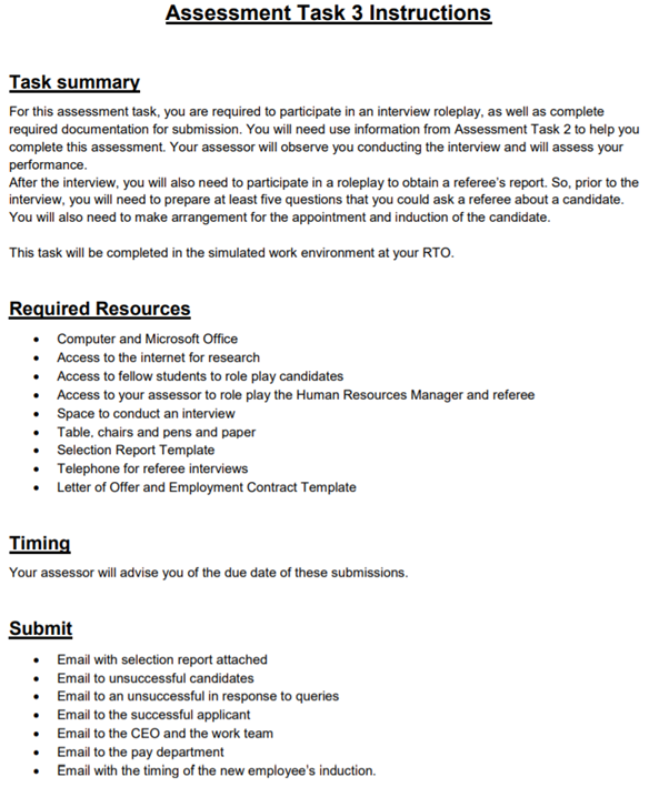 Business assignment sample 5