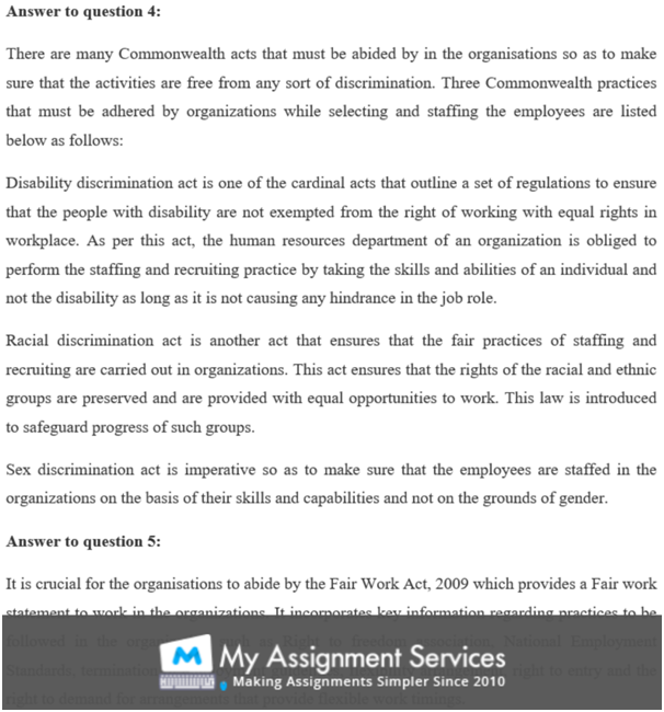 Business assignment sample 3