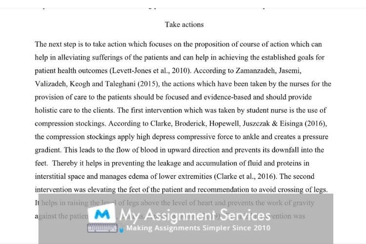 reflection essay assessment sample 3