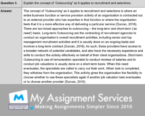 TAFE assignment answer