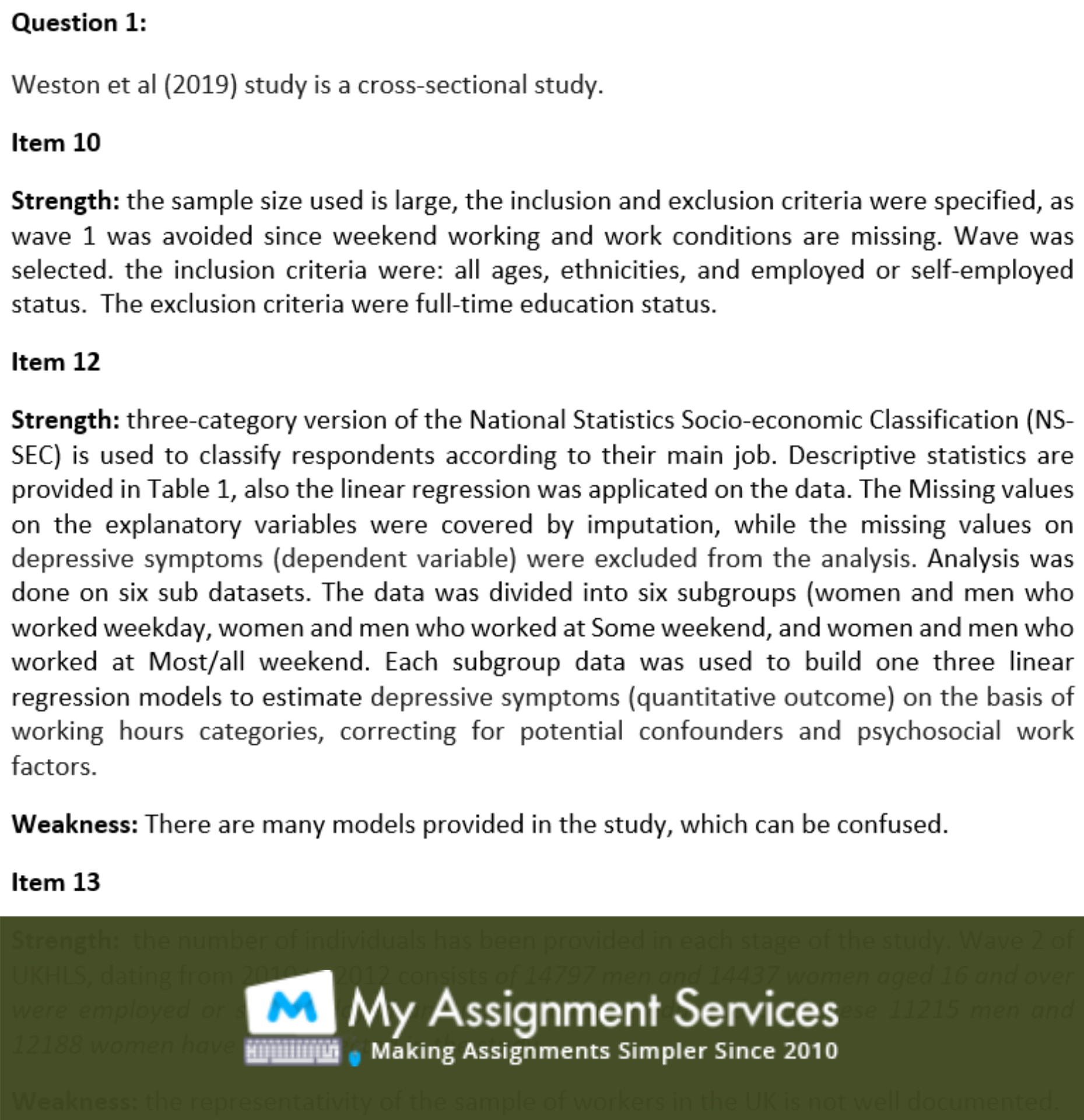 biostatistics homework assessment sample 2