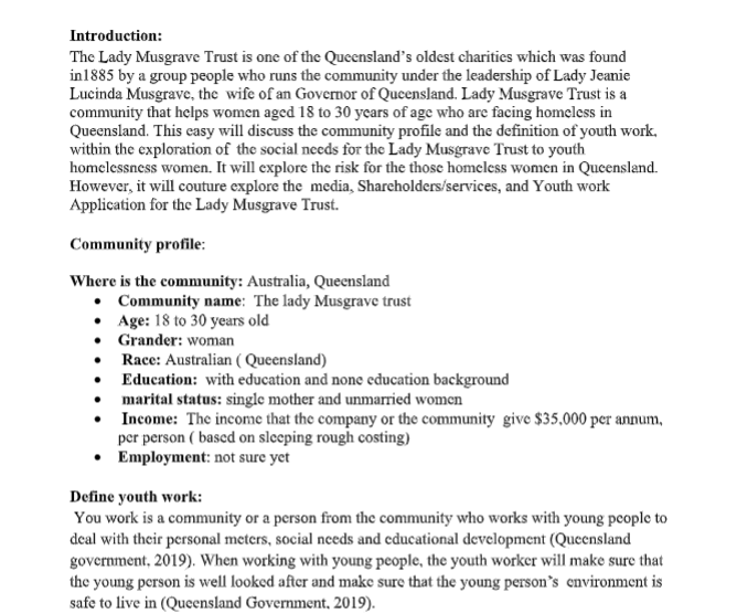 profile essay help