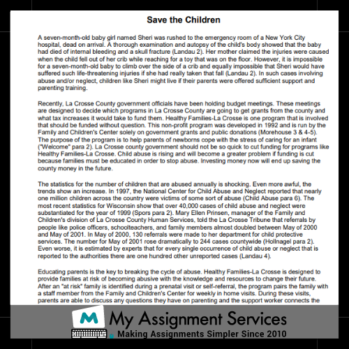 Persuasive Essay Sample
