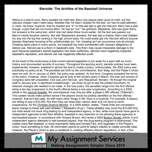 Persuasive Essay Example