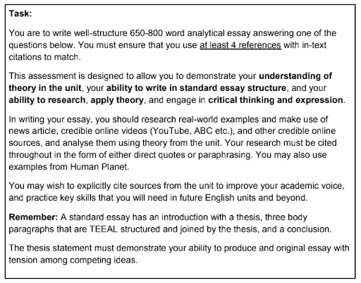 humanities homework sample USA