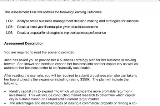 Assessment Description