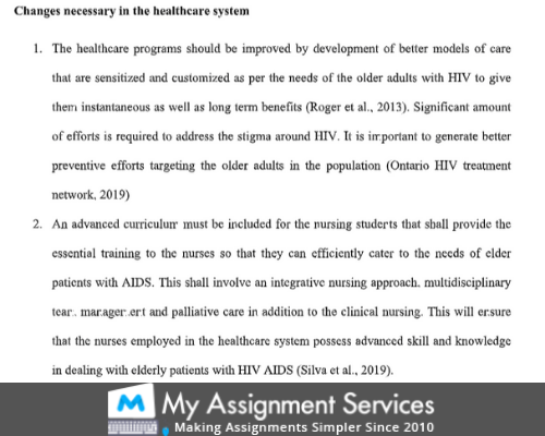 Gerontology Homework Help USA Sample