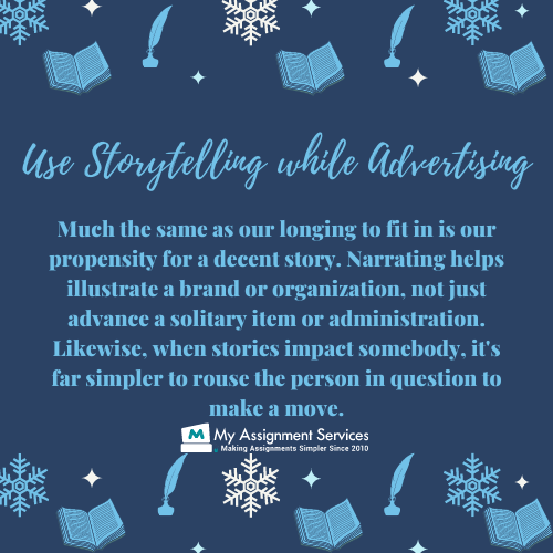 Use Storytelling while Advertising