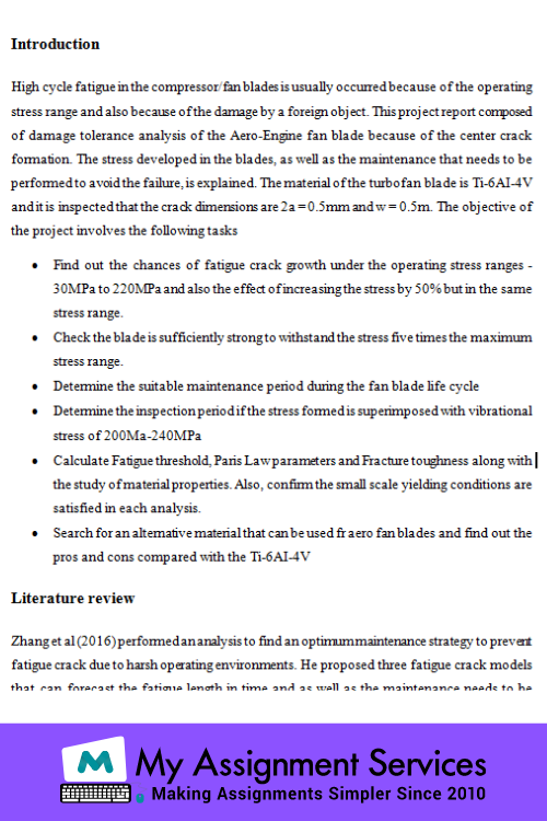 Aerodynamics assignment help usa Sample