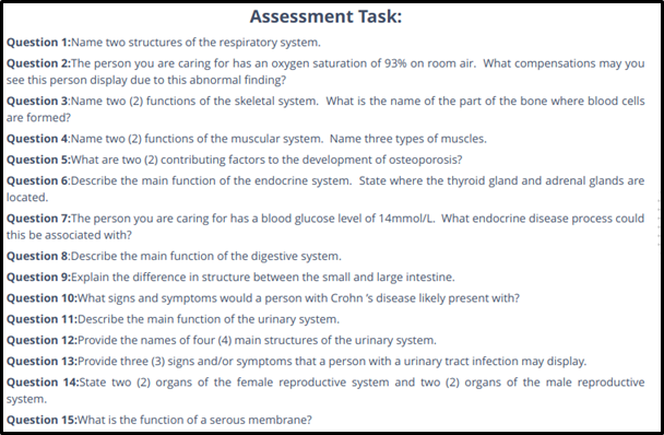 HLTAP003 assignment task