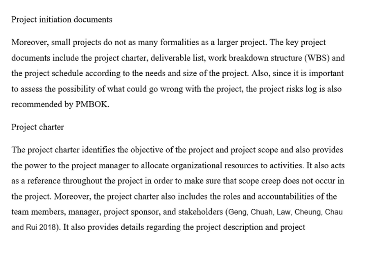 Project initiation document
