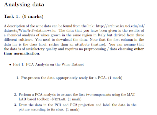 Matlab assignment sample