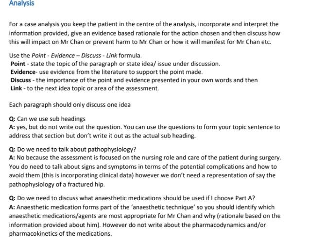 Anaesthesiology Assignment Help