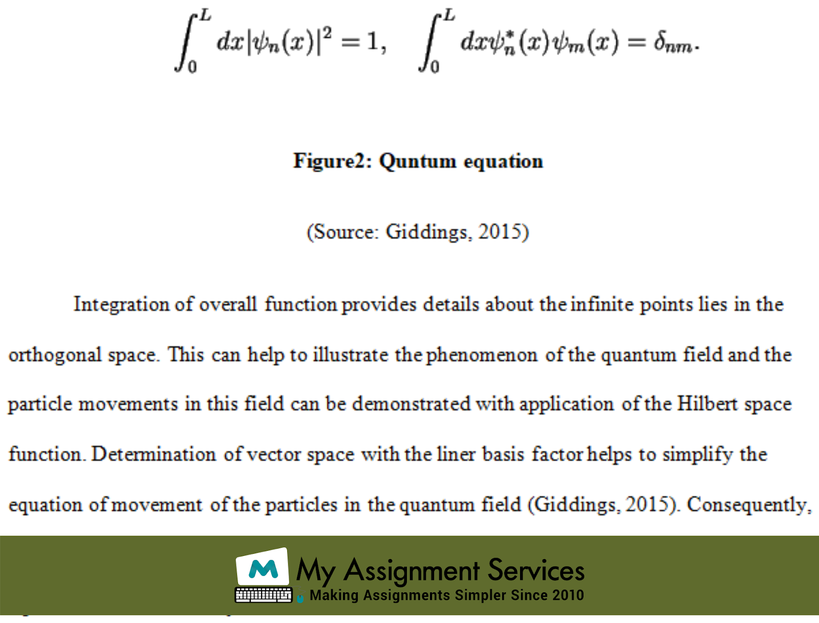 Quantum Mechanics