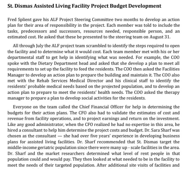 St Dismas Assisted Living Faculty
