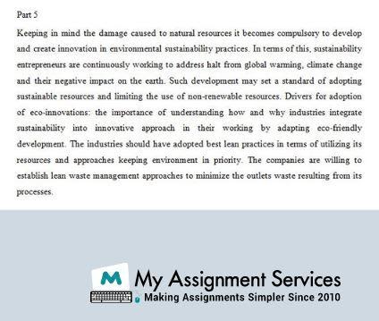 Water Pollution Chemistry Assignment Services
